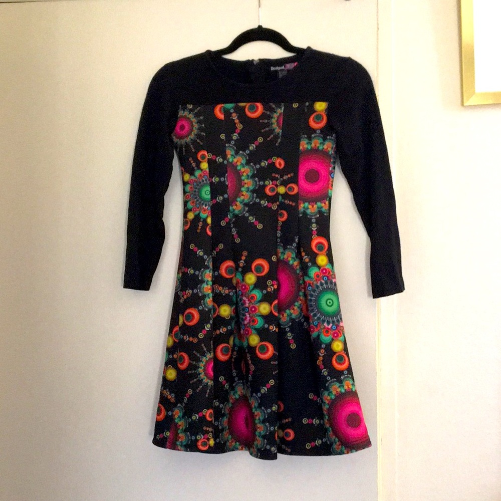 Desigual patterned skater dress
